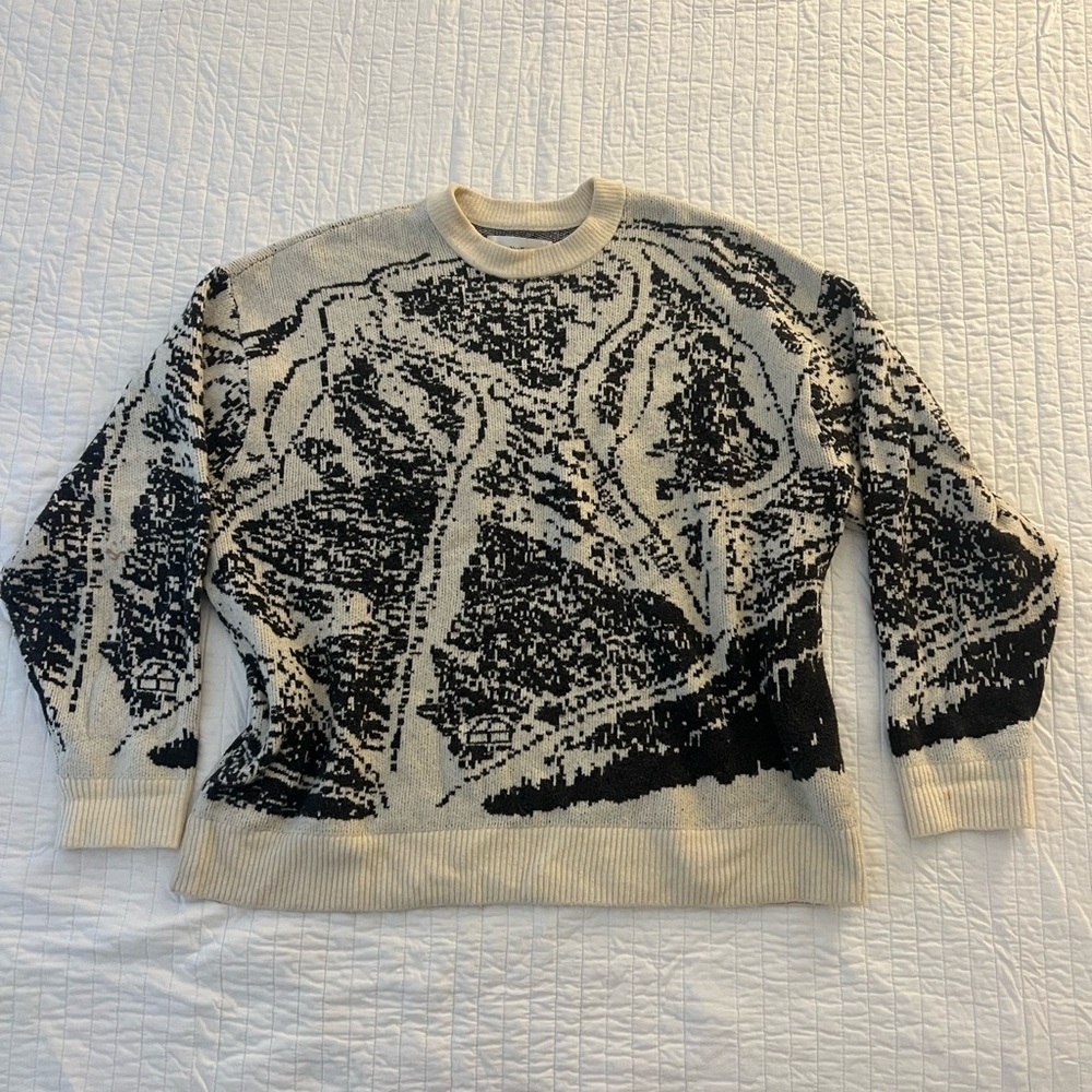 Abercrombie & Fitch Men’s Ski Mountain Scenic Sweater XXL